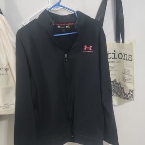 Under Armour Black Jacket with Red Accents